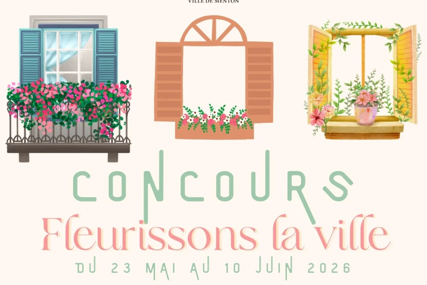 MENTON - Concours "Fleurissons la ville" 2026